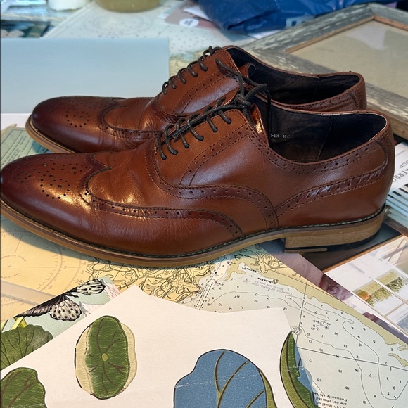 Stacy Adams Men\'s Brown Oxford Dress Shoes main image 6